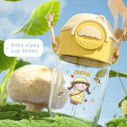 Baby Training Bottle Baby Straw Cup Milk Bottle